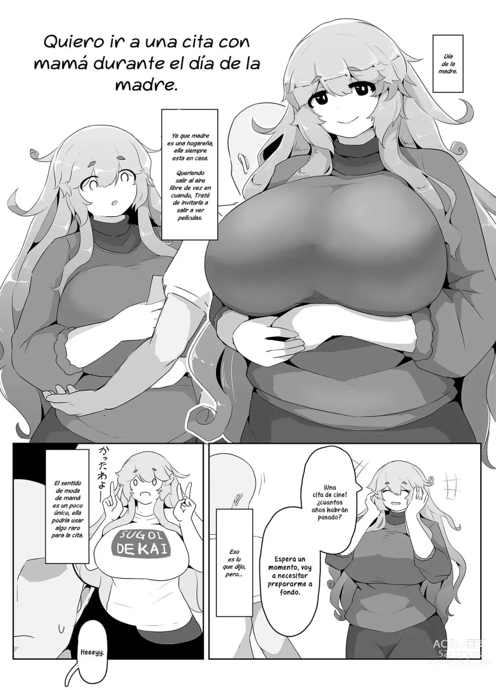 Page 1 of doujinshi Mothers Day Boshi Kan 2022