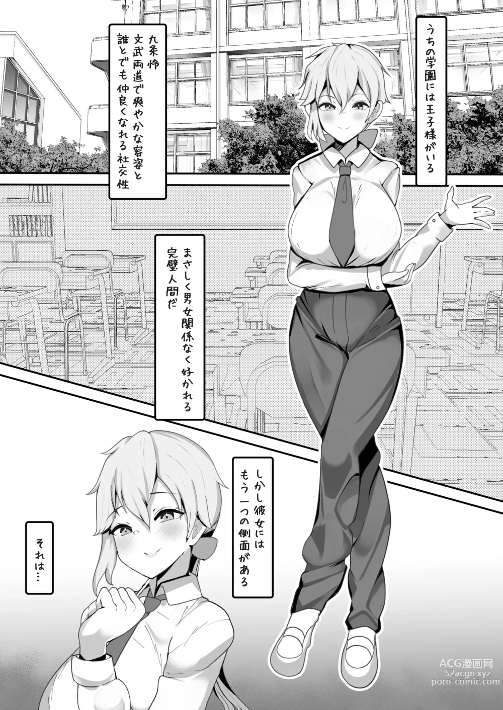 Page 4 of doujinshi Gakuen no Ouji-sama wa Boku dake no Mesu Shitsuji