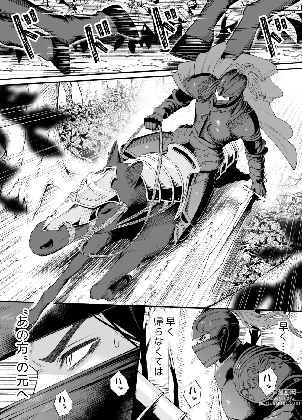 Page 2 of doujinshi NIGHT & DAY 拾った逆トリ騎士が“雄”になるまで