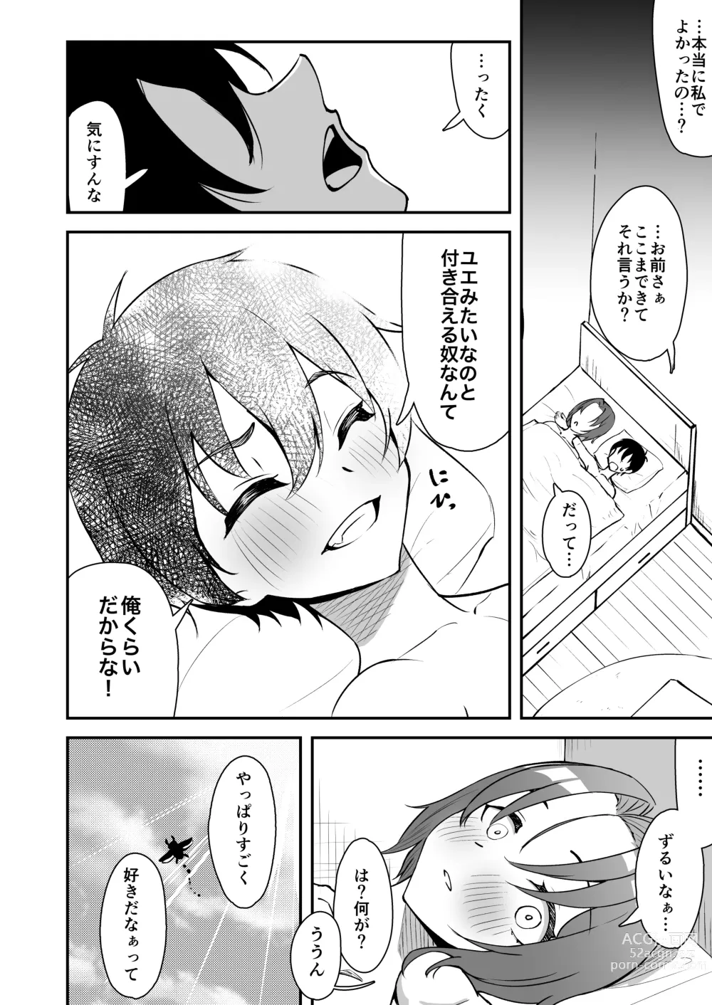 Page 39 of doujinshi Hisabisa ni Atta Osananajimi ga Omoi mo Karada mo Ookiku Natteita Ken