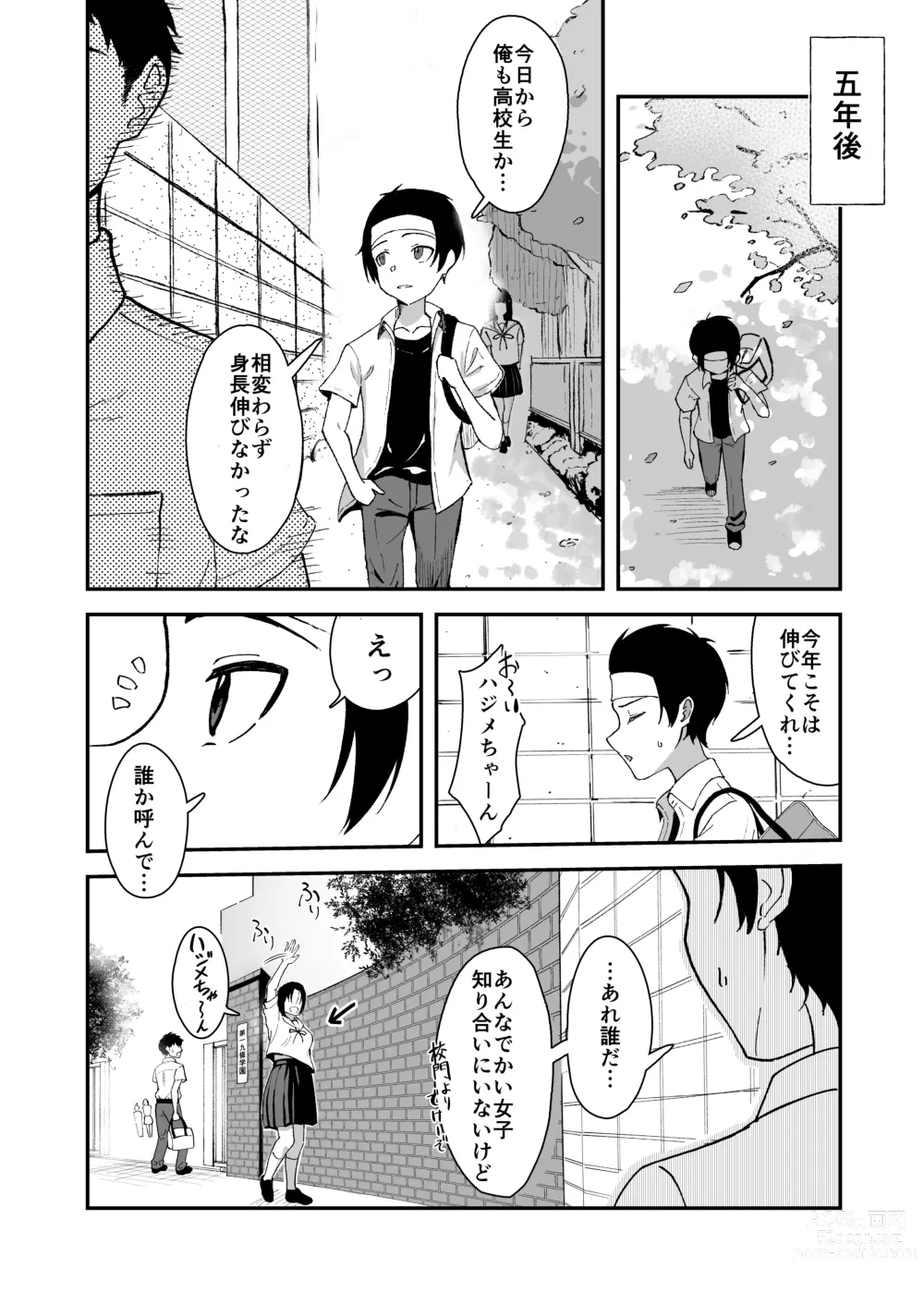 Page 9 of doujinshi Hisabisa ni Atta Osananajimi ga Omoi mo Karada mo Ookiku Natteita Ken