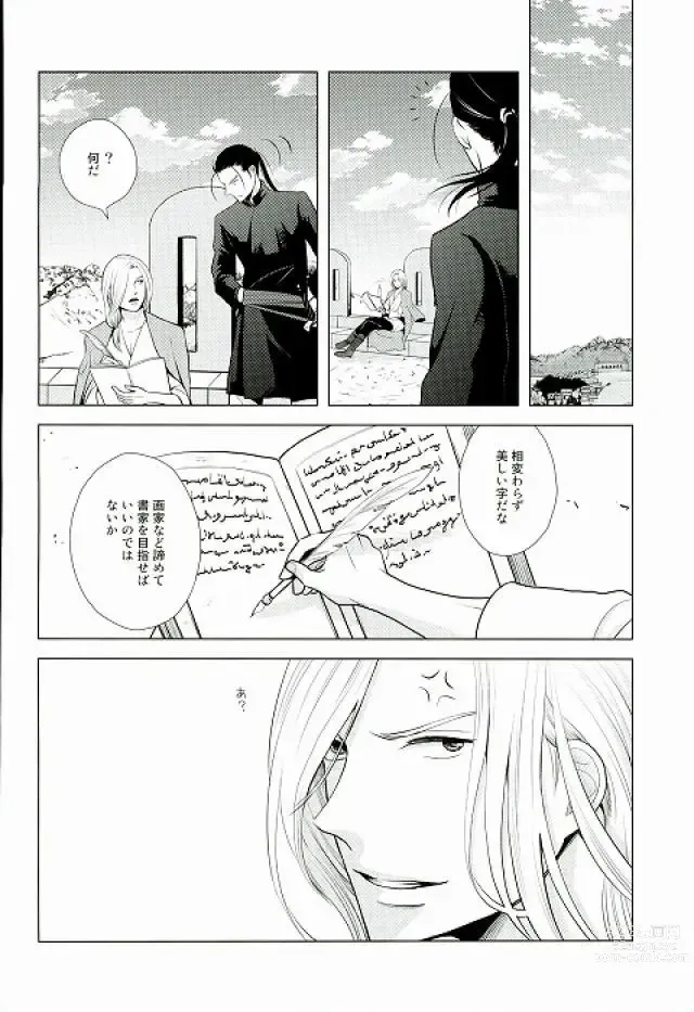 Page 9 of doujinshi yoru ni himitsu
