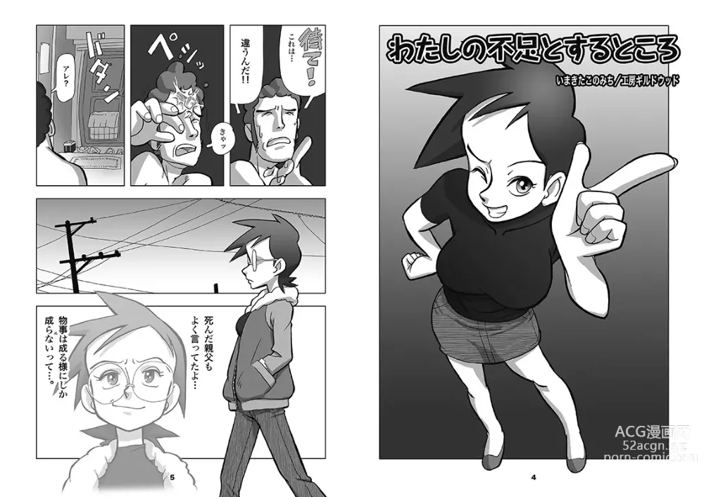 Page 4 of doujinshi Watashi no Fusoku to Suru Tokoro