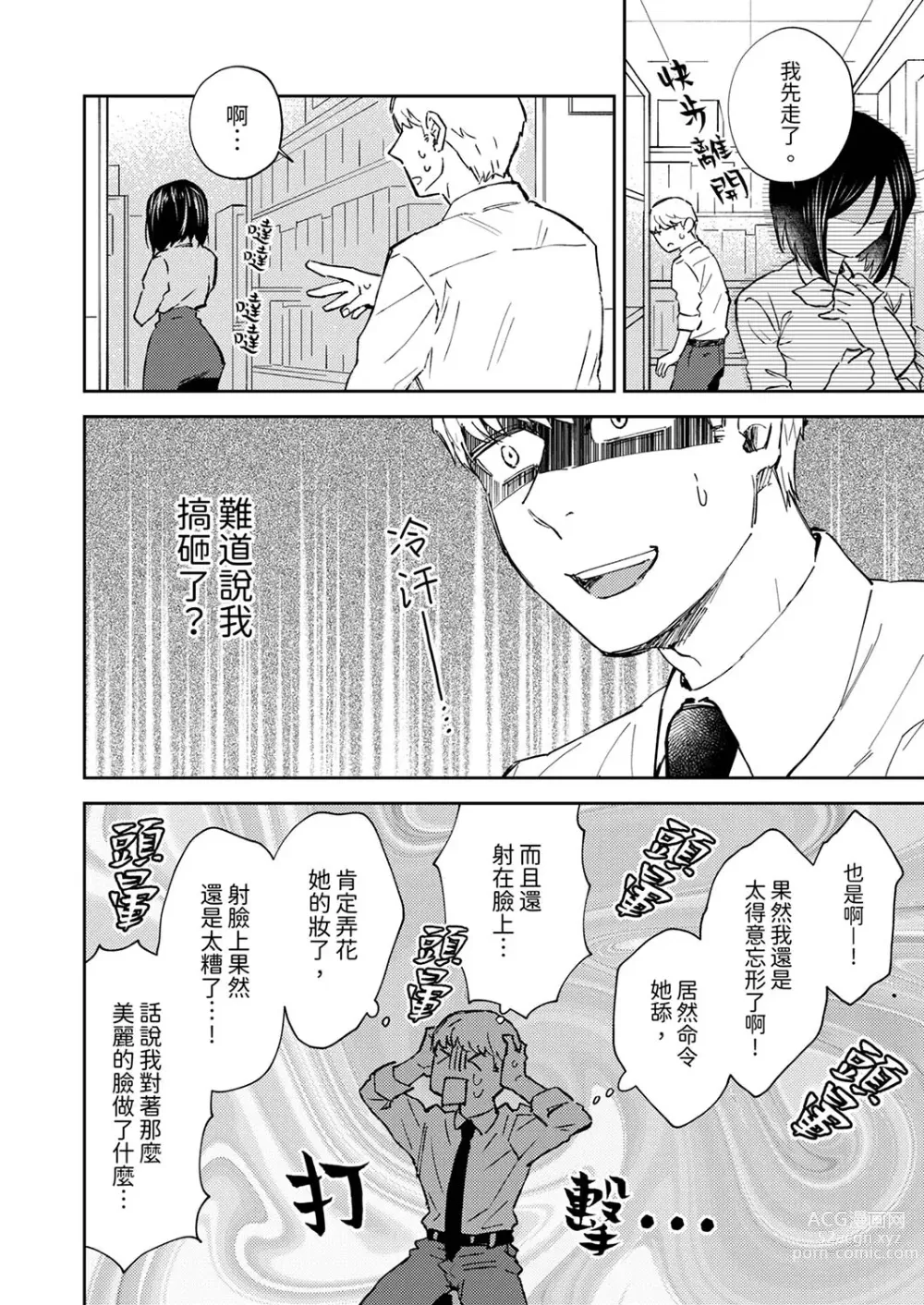 Page 95 of manga 今天也被上司逼近 Ch.1-6