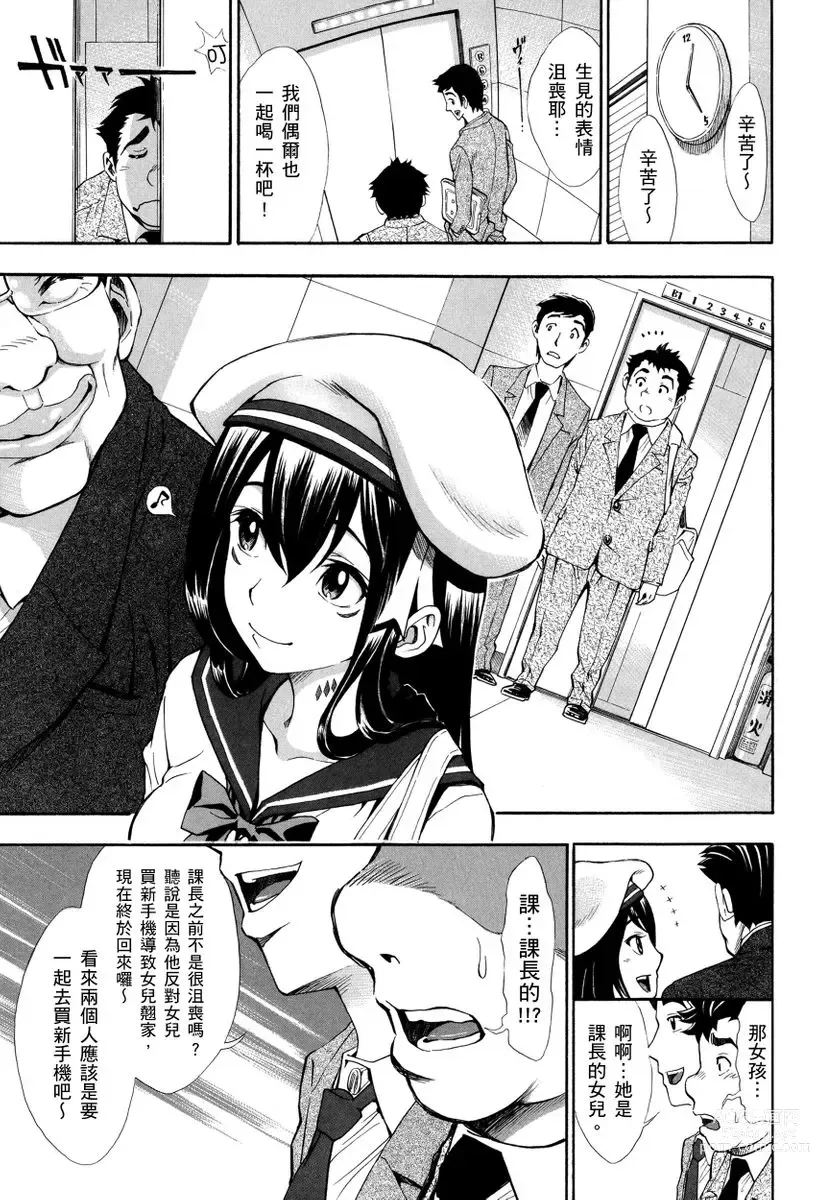 Page 85 of manga 那些美味的女高中生們