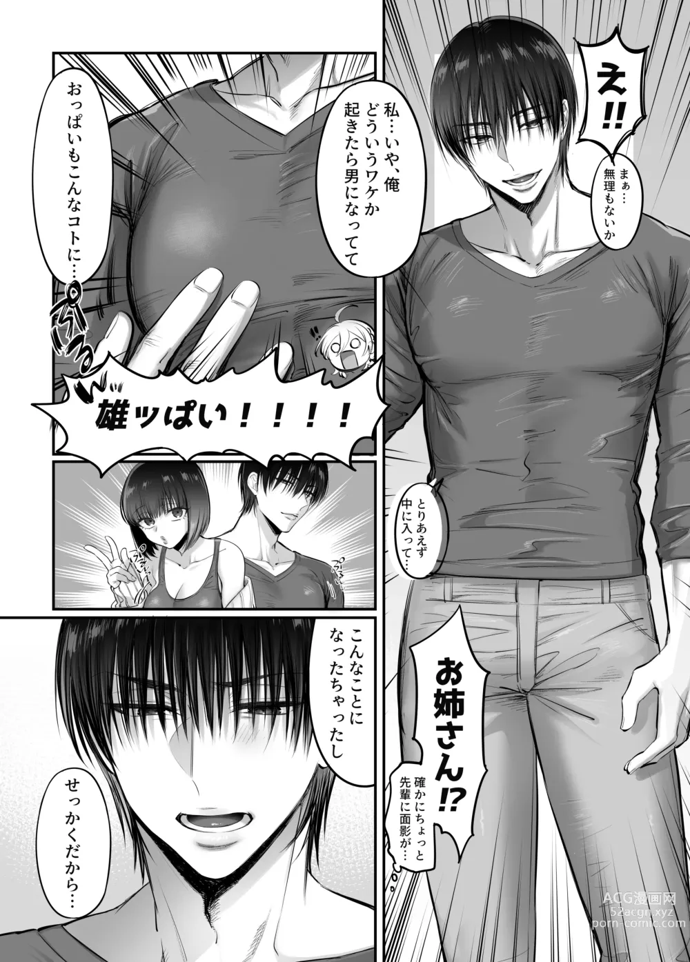 Page 34 of doujinshi Shoshinsha Josou Danshi ♂ to × × shite mita!