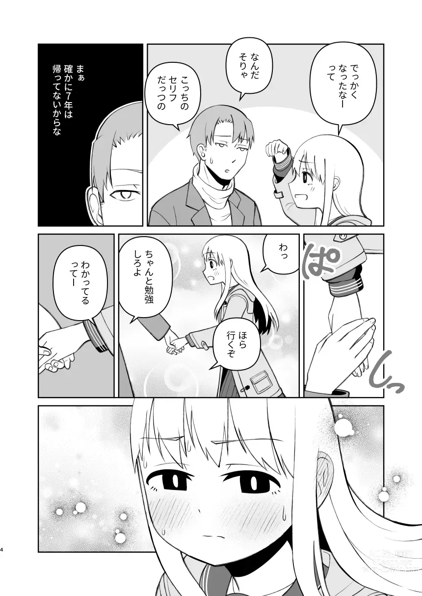 Page 4 of doujinshi Juken de Joukyou Shita Imouto to