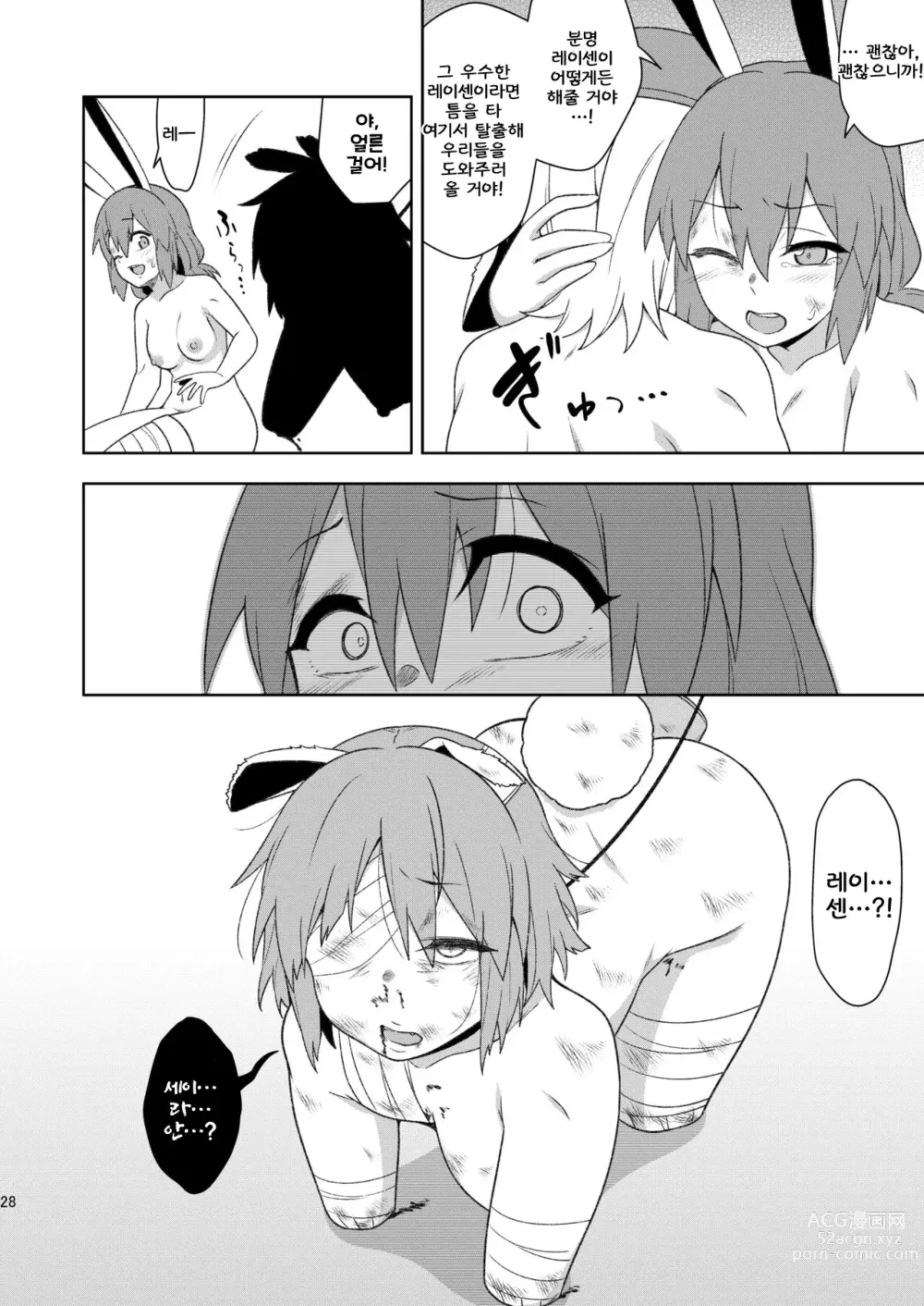 Page 28 of doujinshi 전화의 달토끼