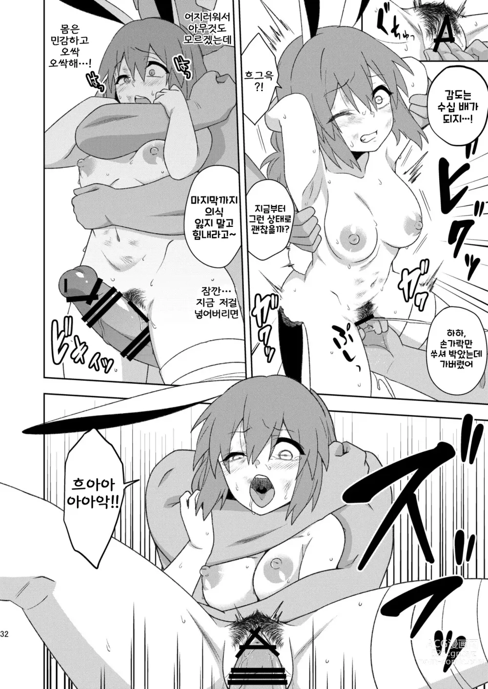 Page 32 of doujinshi 전화의 달토끼