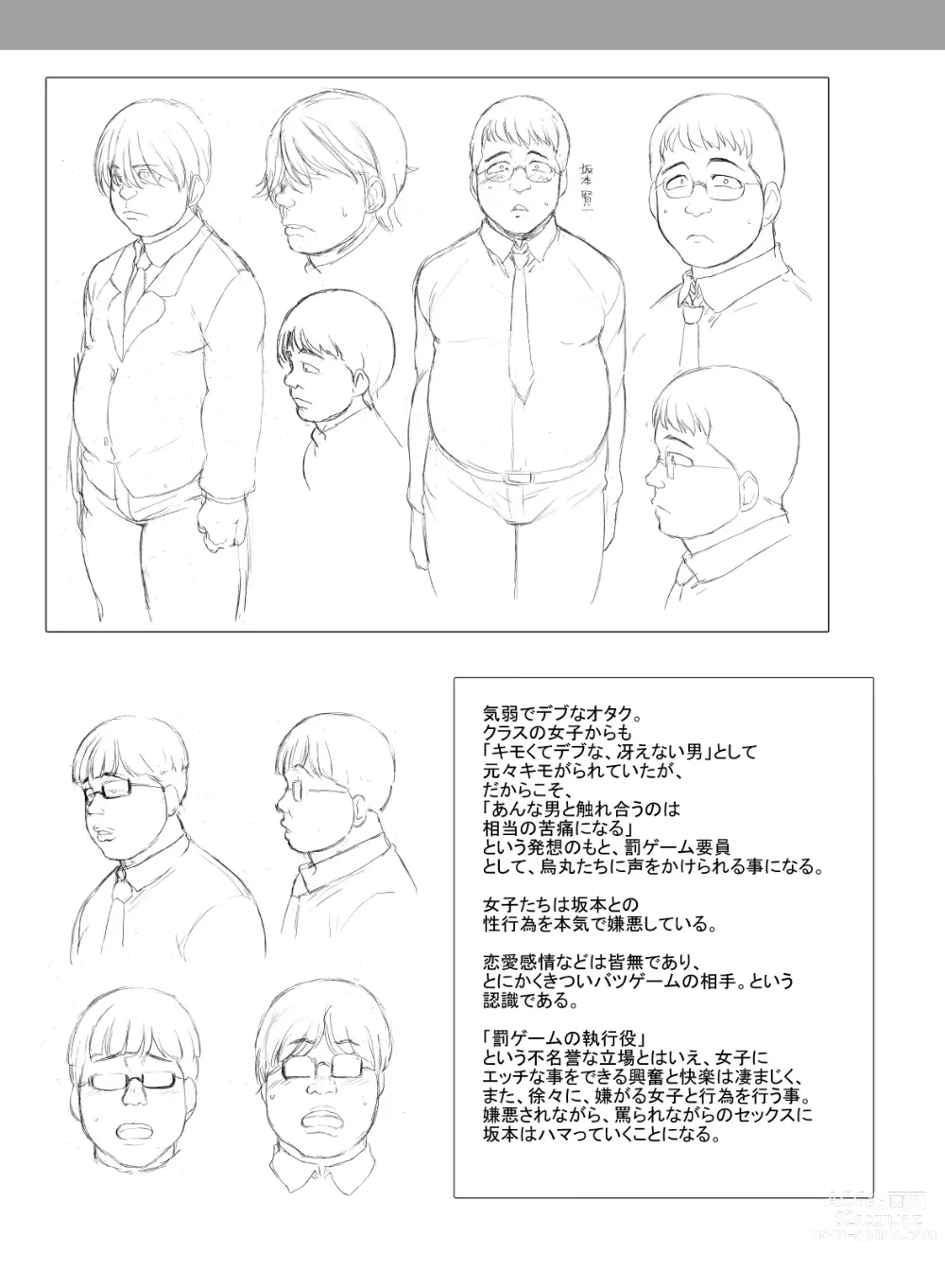Page 19 of doujinshi Gal-tachi ni Kimogarare Nagara Batsu Game wo Shita Toki no Hanashi
