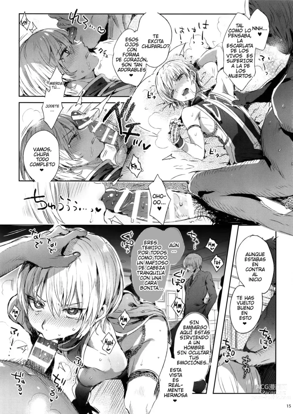 Page 14 of doujinshi Hedo no Deru Gesu-domo no Kouyuuroku