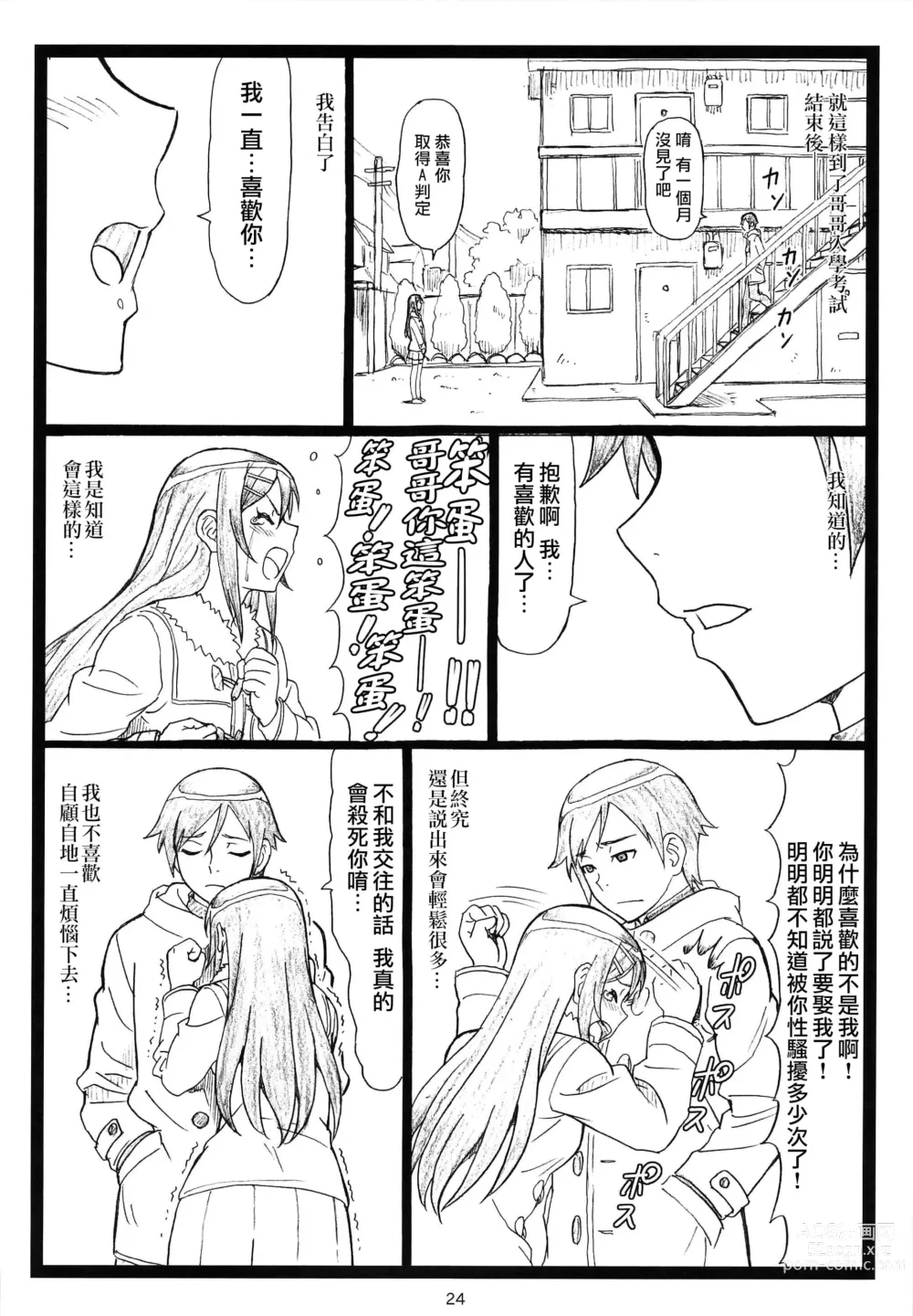 Page 23 of doujinshi Maji Tenshi Sugiru Ayase-tan ga Ore no Heya de H na Koto o Suru Hazu ga Nai!!