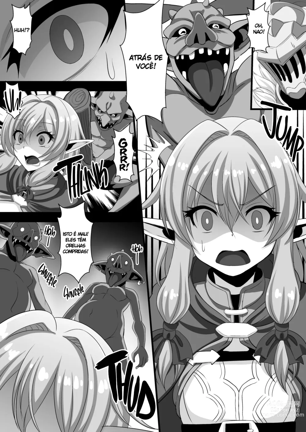 Page 5 of doujinshi Goblins Raper! ~Yousei Yunde x Rinkan & Shokushu~ (decensored)