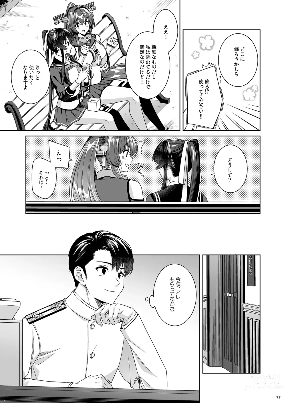 Page 77 of doujinshi Yoru Yahagi -14- Saiai no Saishinei, Kai Ni ni Naru