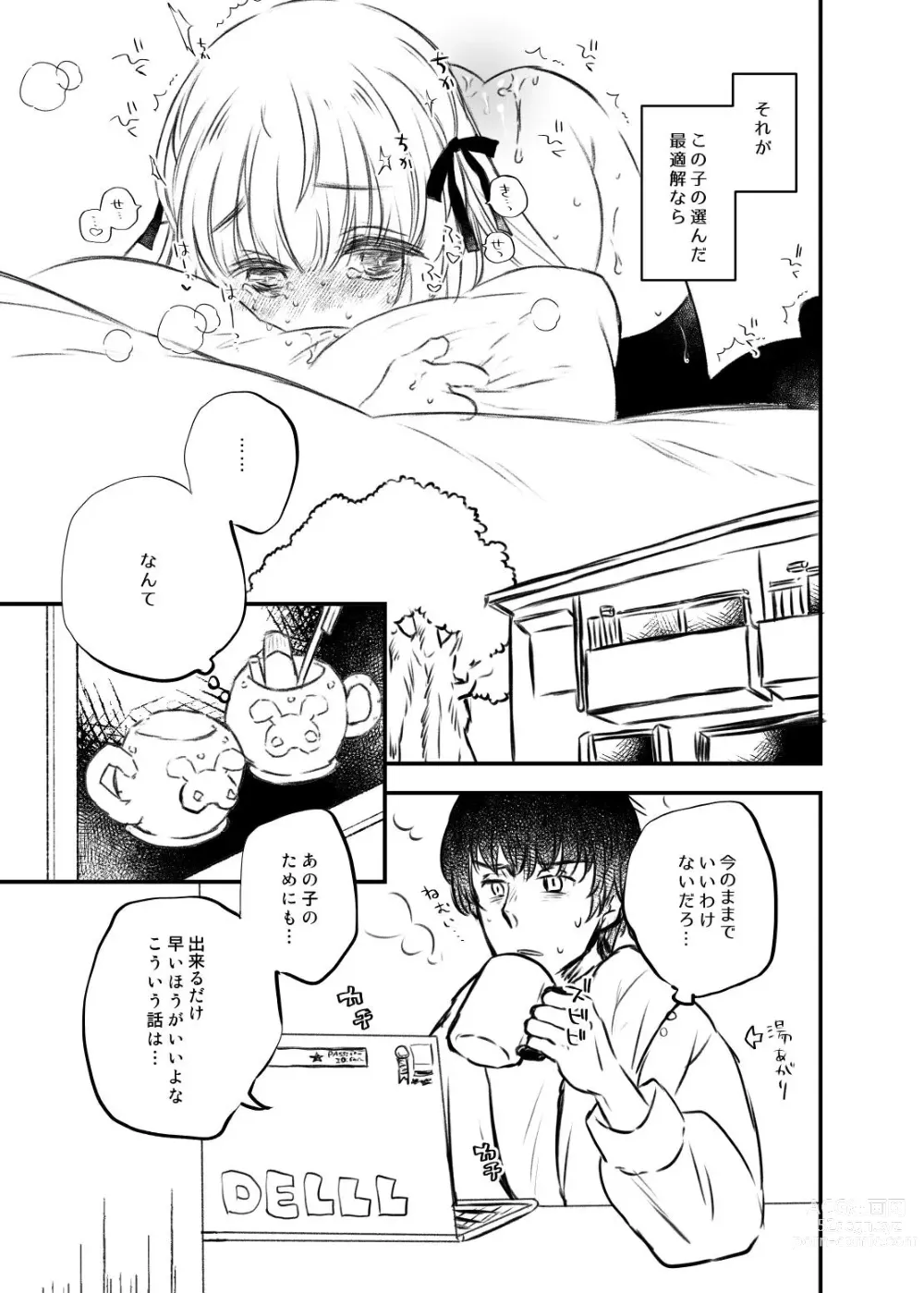 Page 7 of doujinshi Twin Ribbon-chan to Sensei no Manga