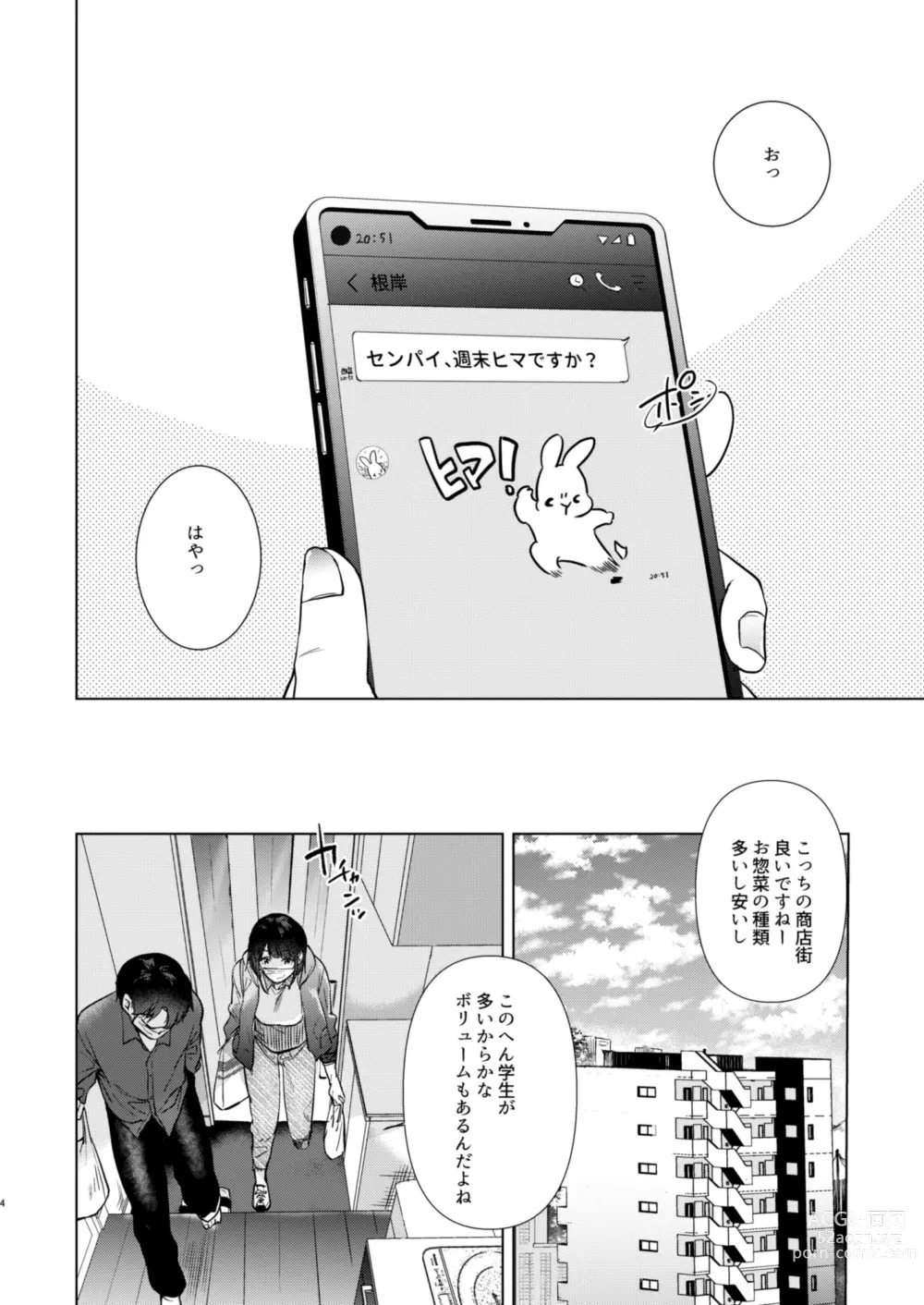 Page 4 of doujinshi Senpai, Shuumatsu Hima desu ka?