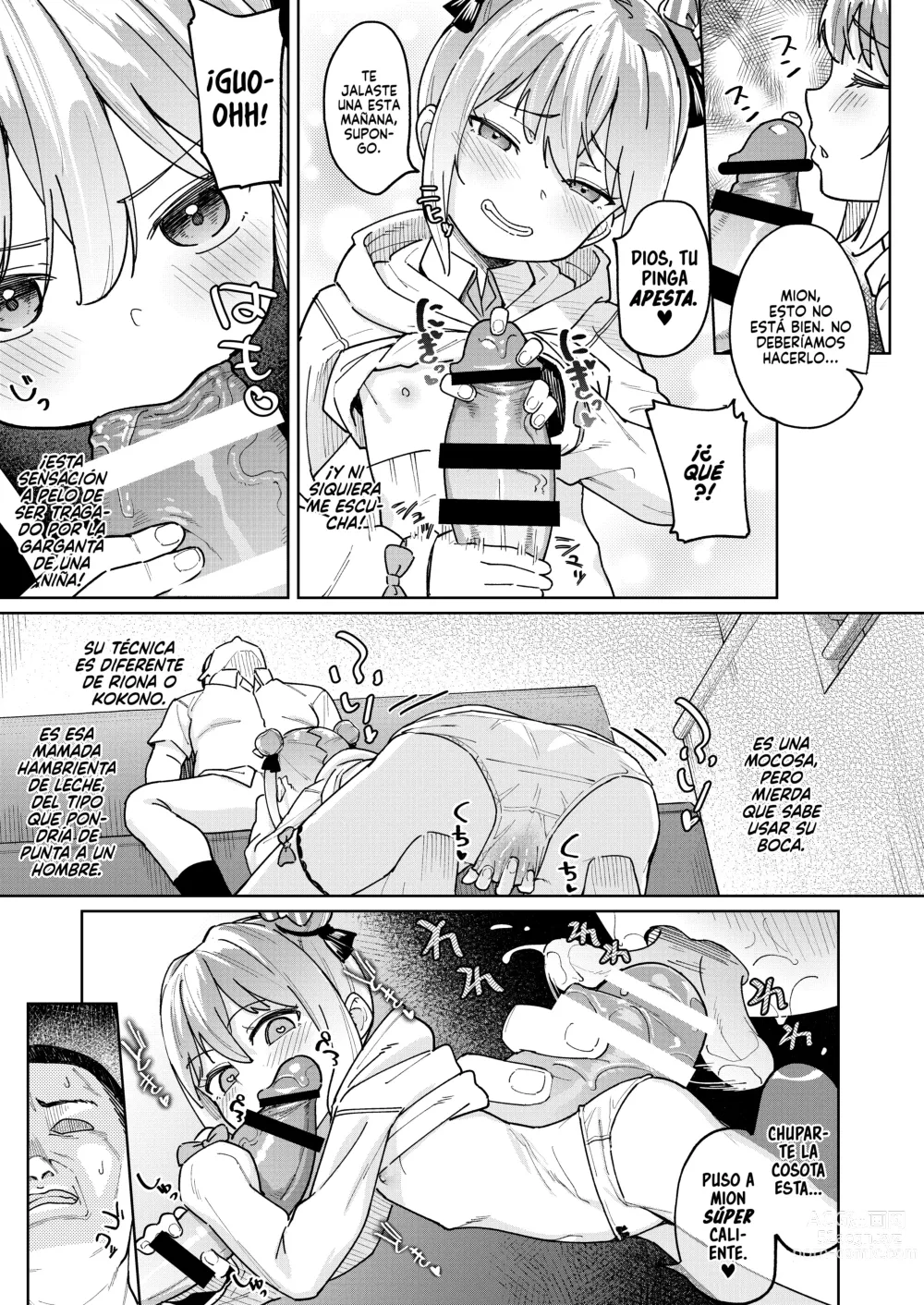 Page 9 of doujinshi Fui Violado por una Mocosa que es Amiga de mi Hija 3