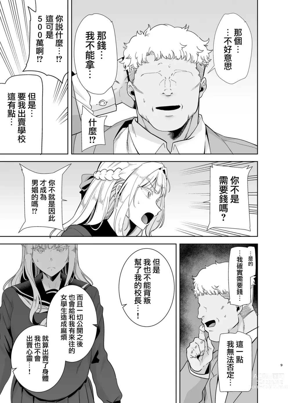 Page 9 of manga 聖華女学院高等部公認竿おじさん 4