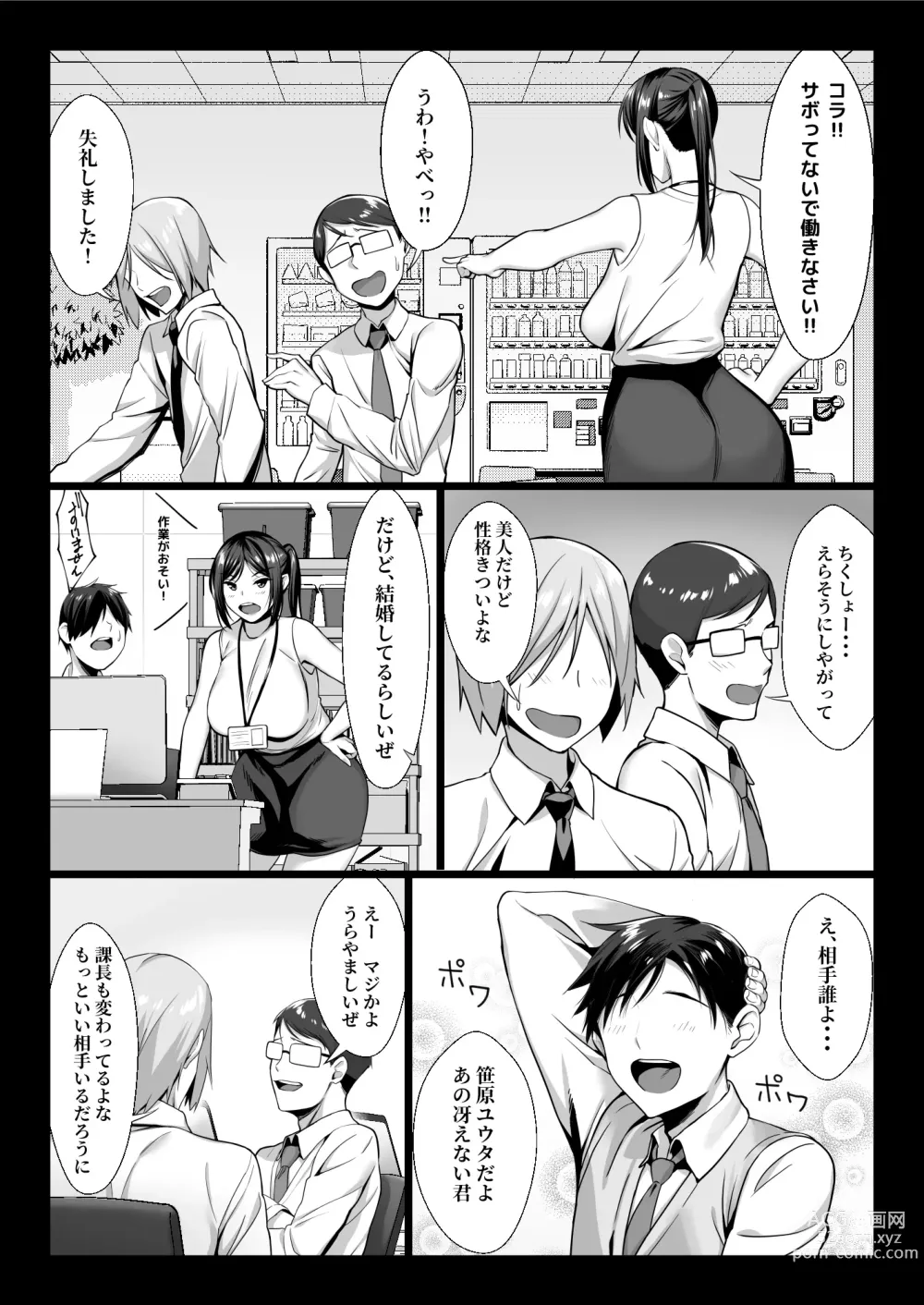 Page 4 of doujinshi Niizuma Joushi wa Buka no Chinpo de Do-M Ochi