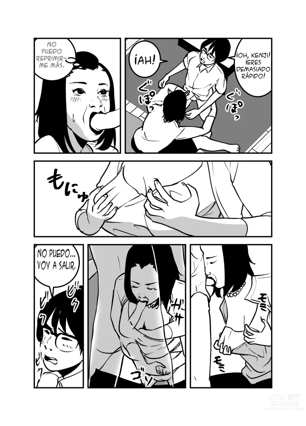 Page 14 of doujinshi Hyoui Suru nara Kanemochi no Bakunyuu Babaa ni Kagiru!