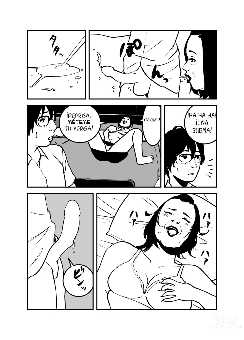 Page 15 of doujinshi Hyoui Suru nara Kanemochi no Bakunyuu Babaa ni Kagiru!