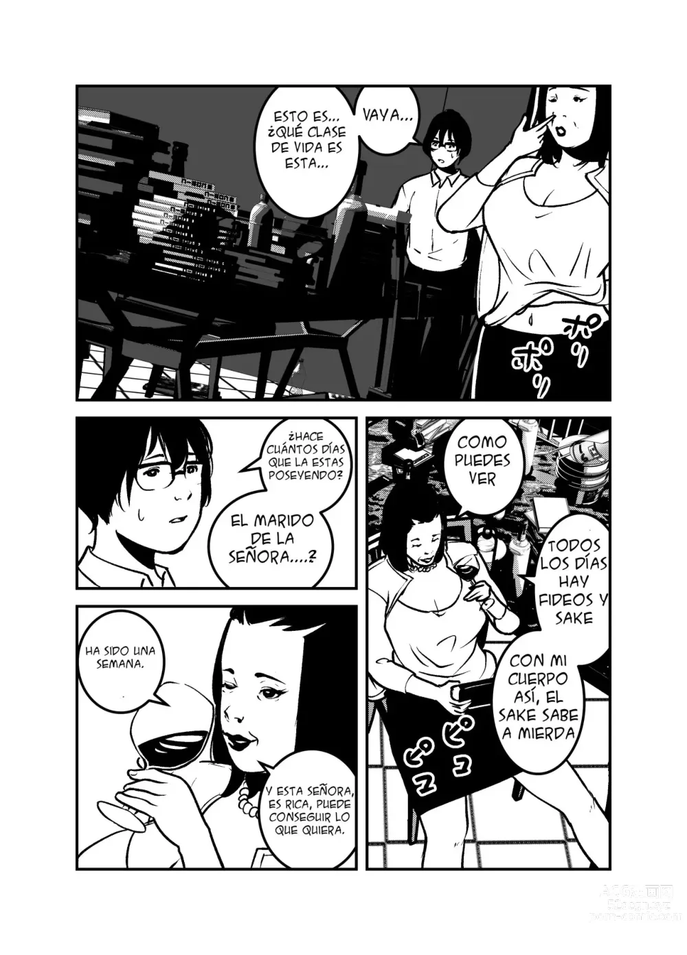 Page 7 of doujinshi Hyoui Suru nara Kanemochi no Bakunyuu Babaa ni Kagiru!