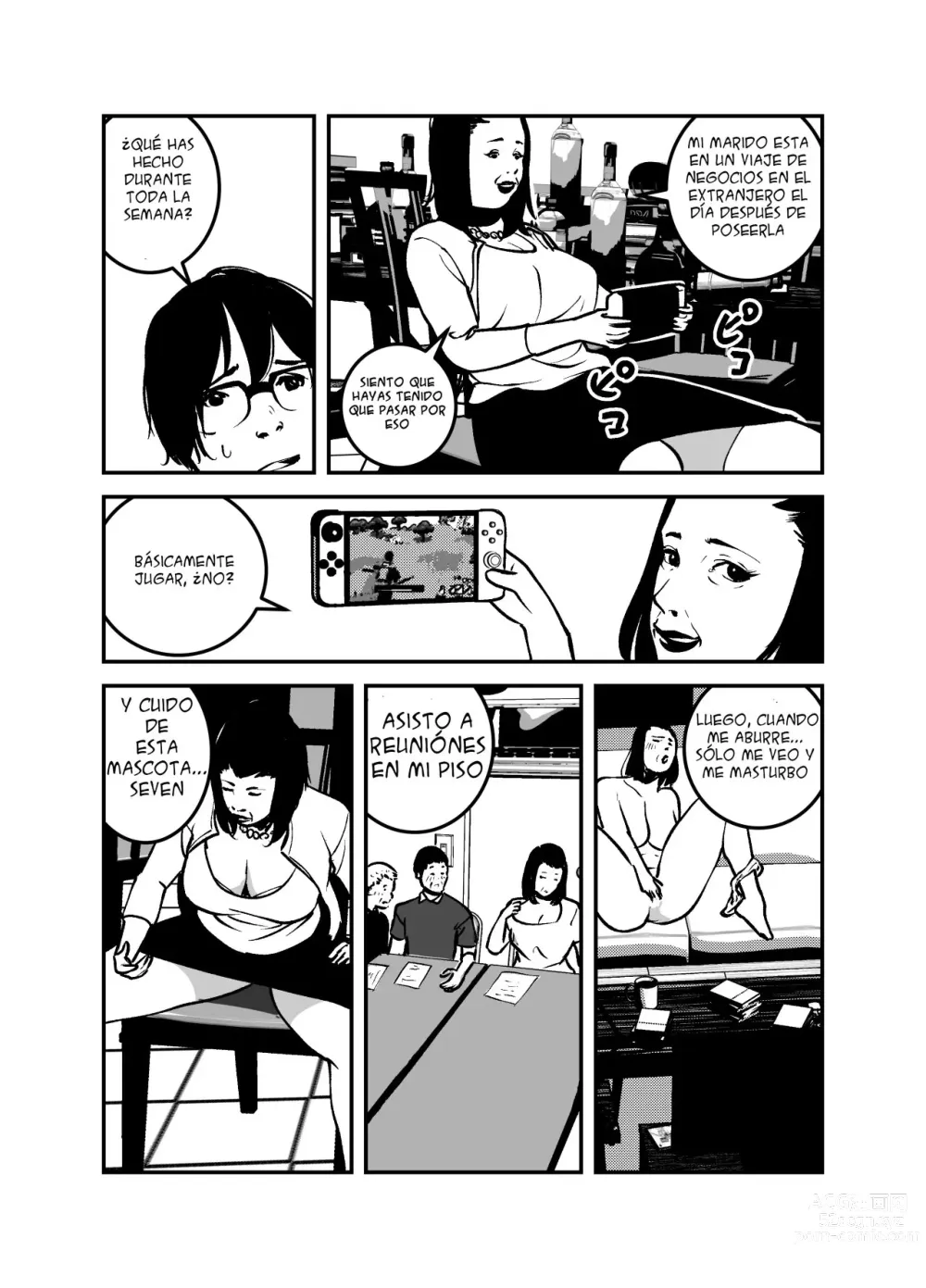 Page 8 of doujinshi Hyoui Suru nara Kanemochi no Bakunyuu Babaa ni Kagiru!