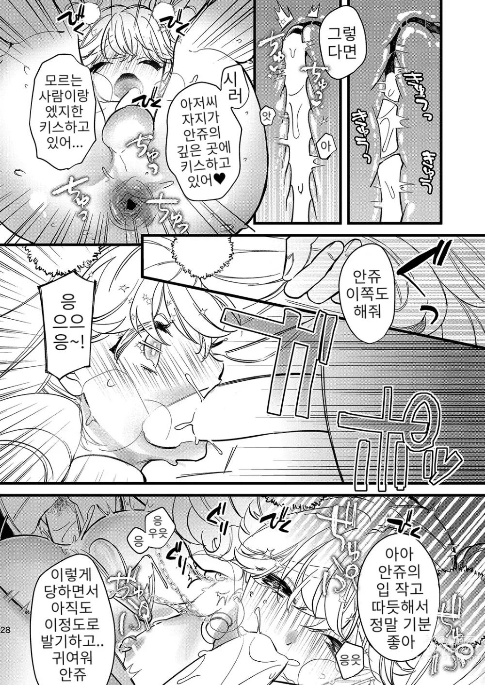 Page 28 of doujinshi 안쥬랑 두근두근 엣찌한 데이트 하자구