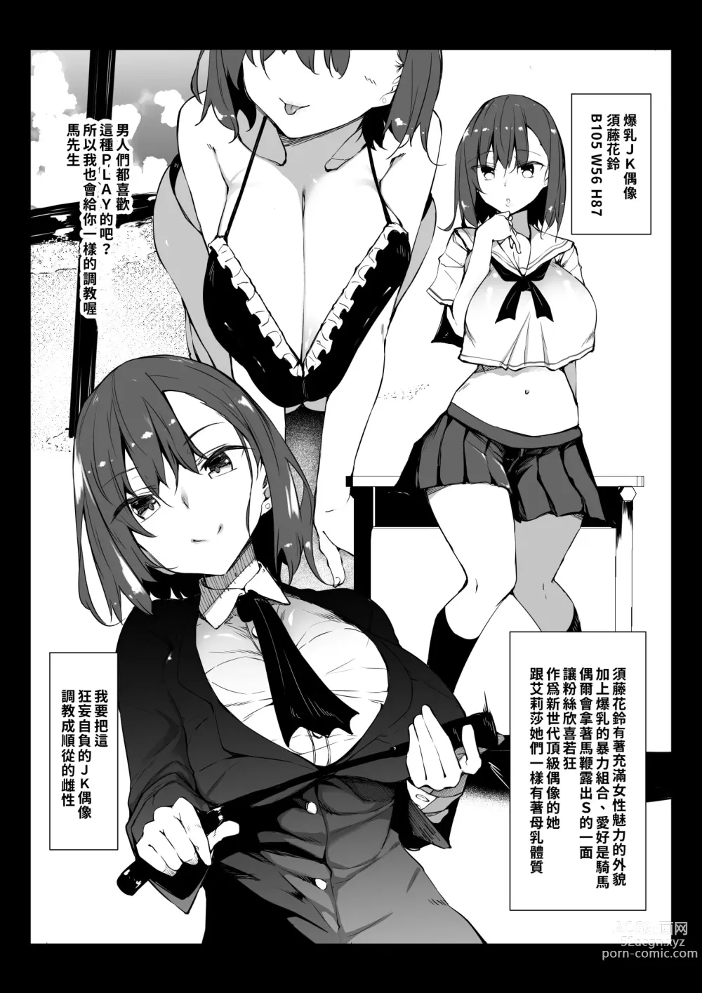 Page 1 of doujinshi Bakunyuu JK Idol Karin-chan (decensored)