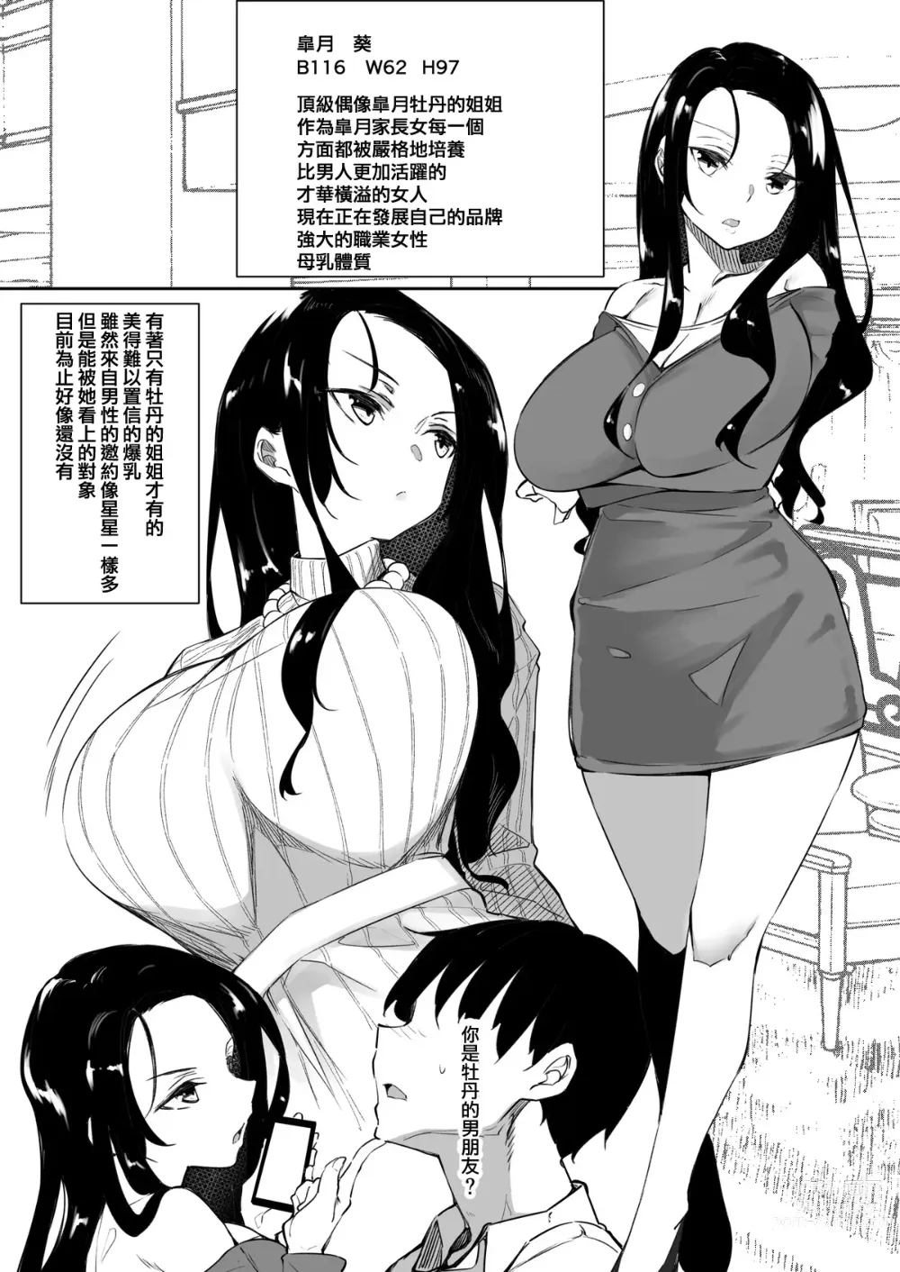 Page 1 of doujinshi Milk Mamire Aoi-san (decensored)