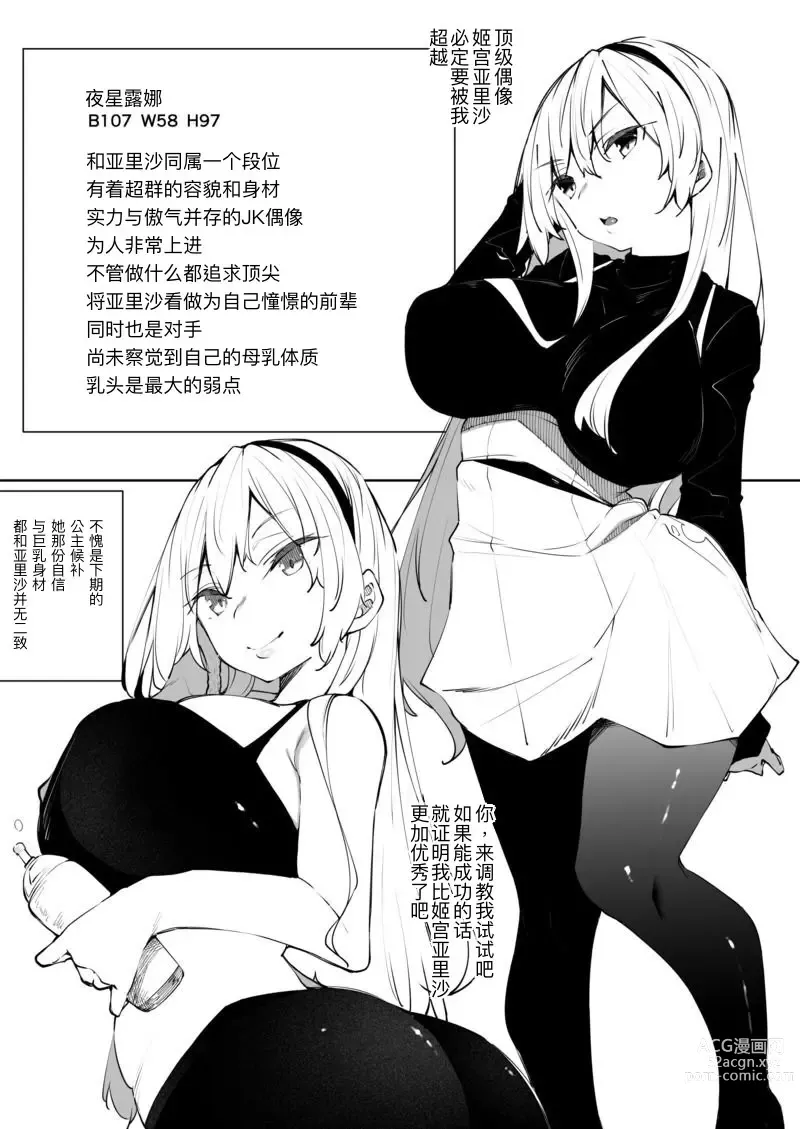 Page 1 of doujinshi Milk Mamire Luna-chan (decensored)