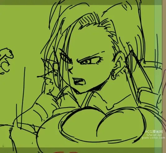 Page 17 of doujinshi Goten and Trunks Vs Android 18,Kale,Caulifla and Bulma Round 2