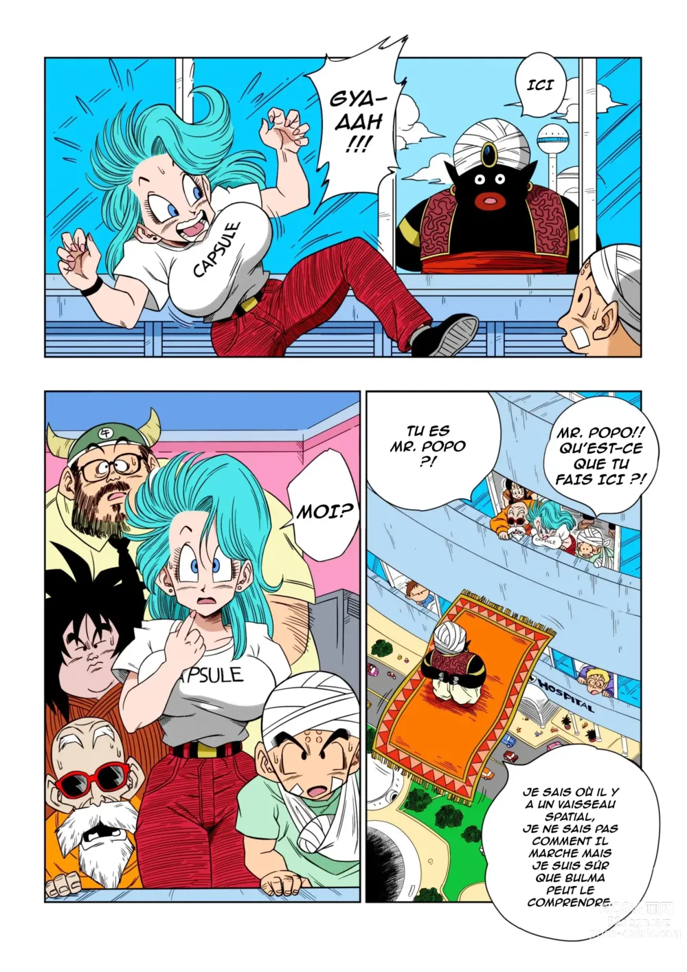 Page 2 of doujinshi Bulma Meets Mr.Popo - Sex inside the Mysterious Spaceship! (uncensored)