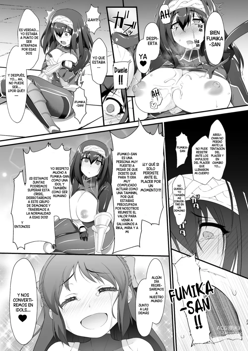 Page 23 of doujinshi Taimanin Arisu II -Taimanin Fumika Inma no Mezame-