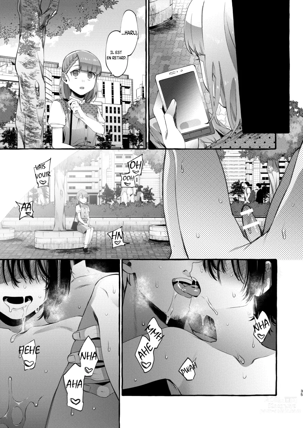Page 34 of doujinshi Tu ne m'as pas dit que c'était un miroir à deux faces