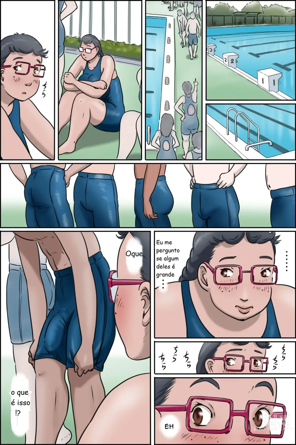 Page 7 of doujinshi I Won't Lose to my Little Sister -Naked Family Elder Daughter-