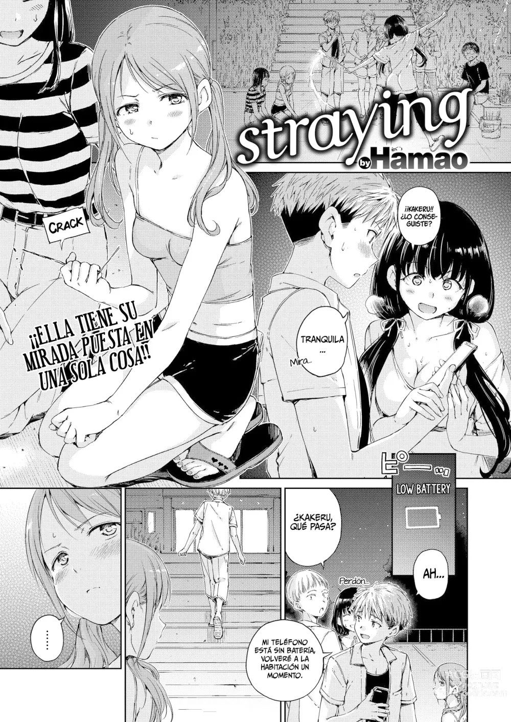 Page 1 of manga Straying