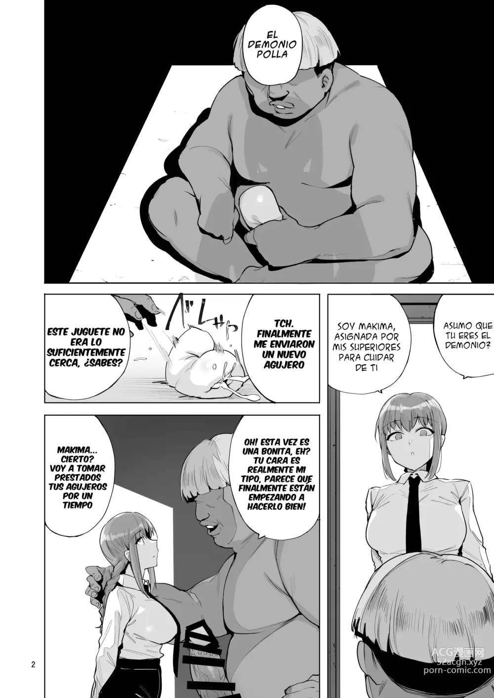 Page 3 of doujinshi Makima VS Chinpo no Akuma