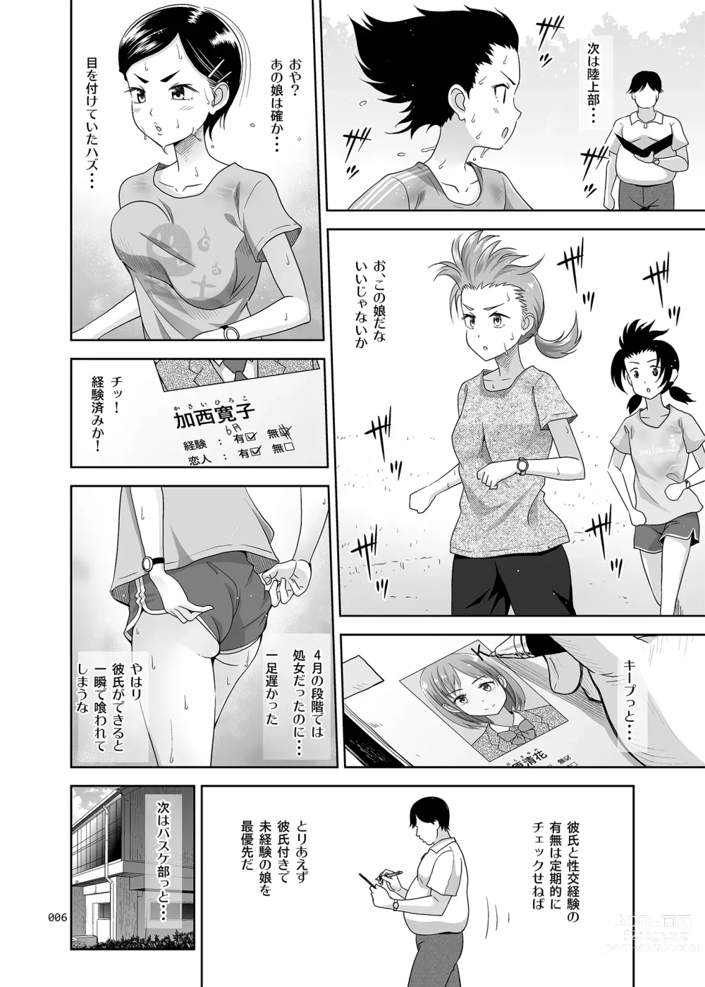 Page 5 of doujinshi Seishidouin no Oshigoto 3 Mushiatsui Taiiku Souko de Iron na Renshuu o Shitemitara Asedaku ni Natta (decensored)