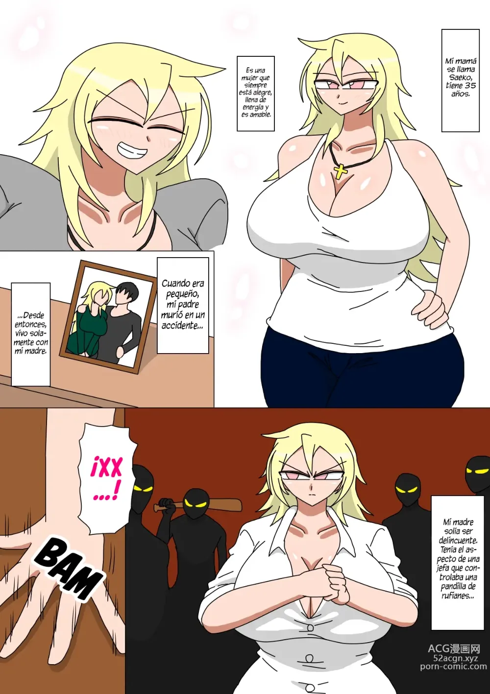 Page 2 of doujinshi Viviendo junto a mi madre exdelincuente