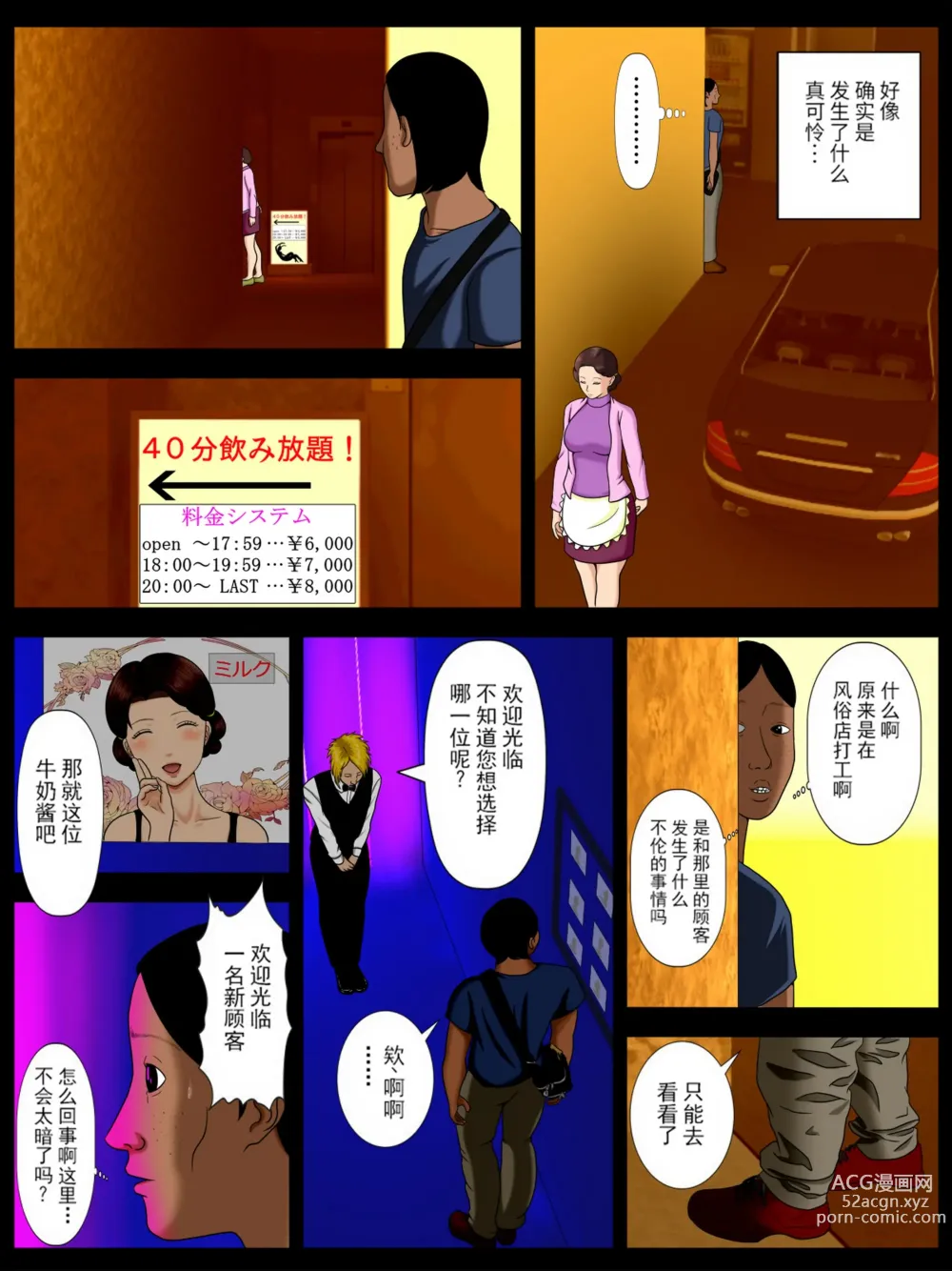 Page 8 of doujinshi Tsuma o Fuuzokujou ni Shite wa Naranai Kore Dake no Riyuu