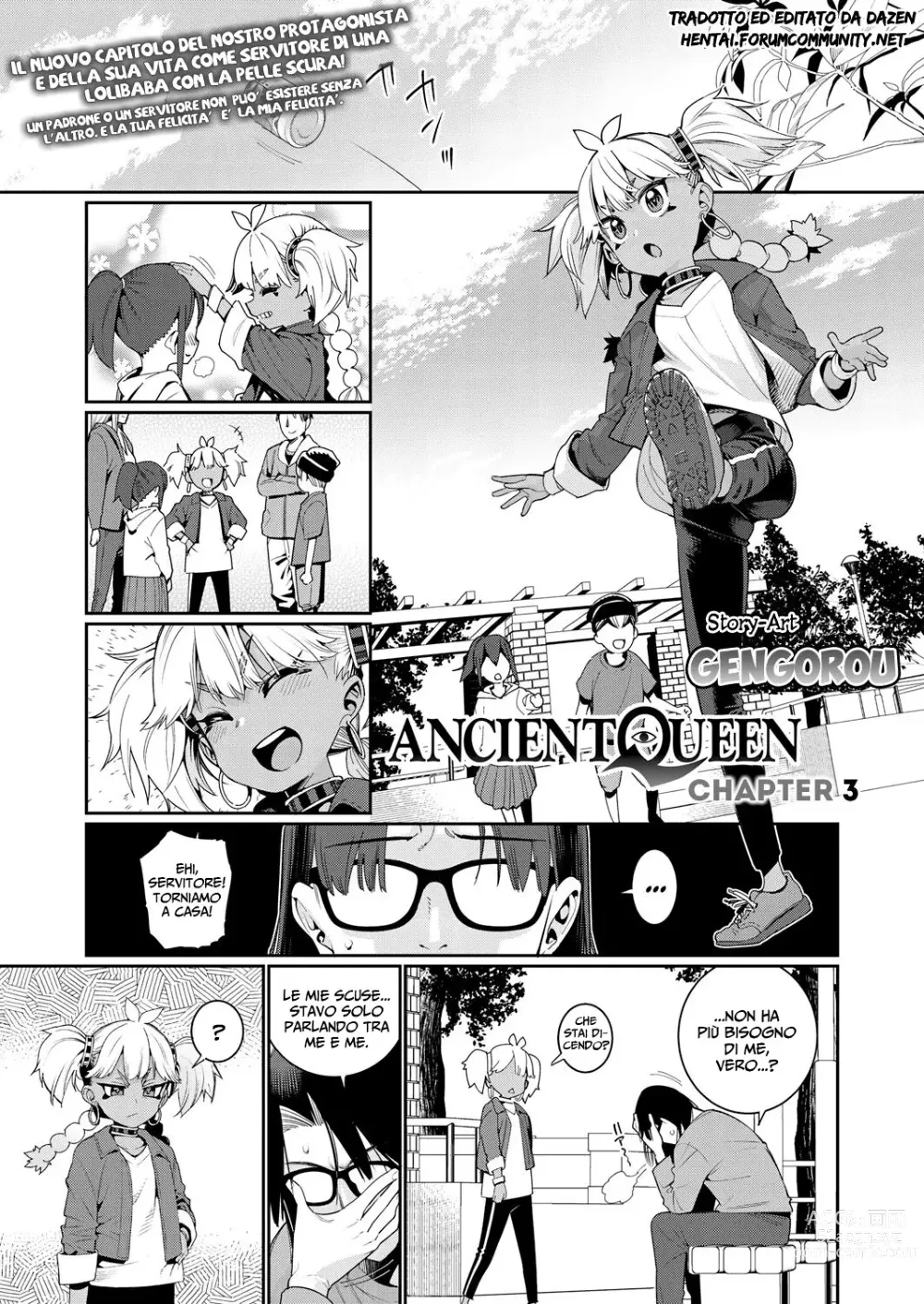 Page 1 of manga ANCIENT QUEEN Ch. 3