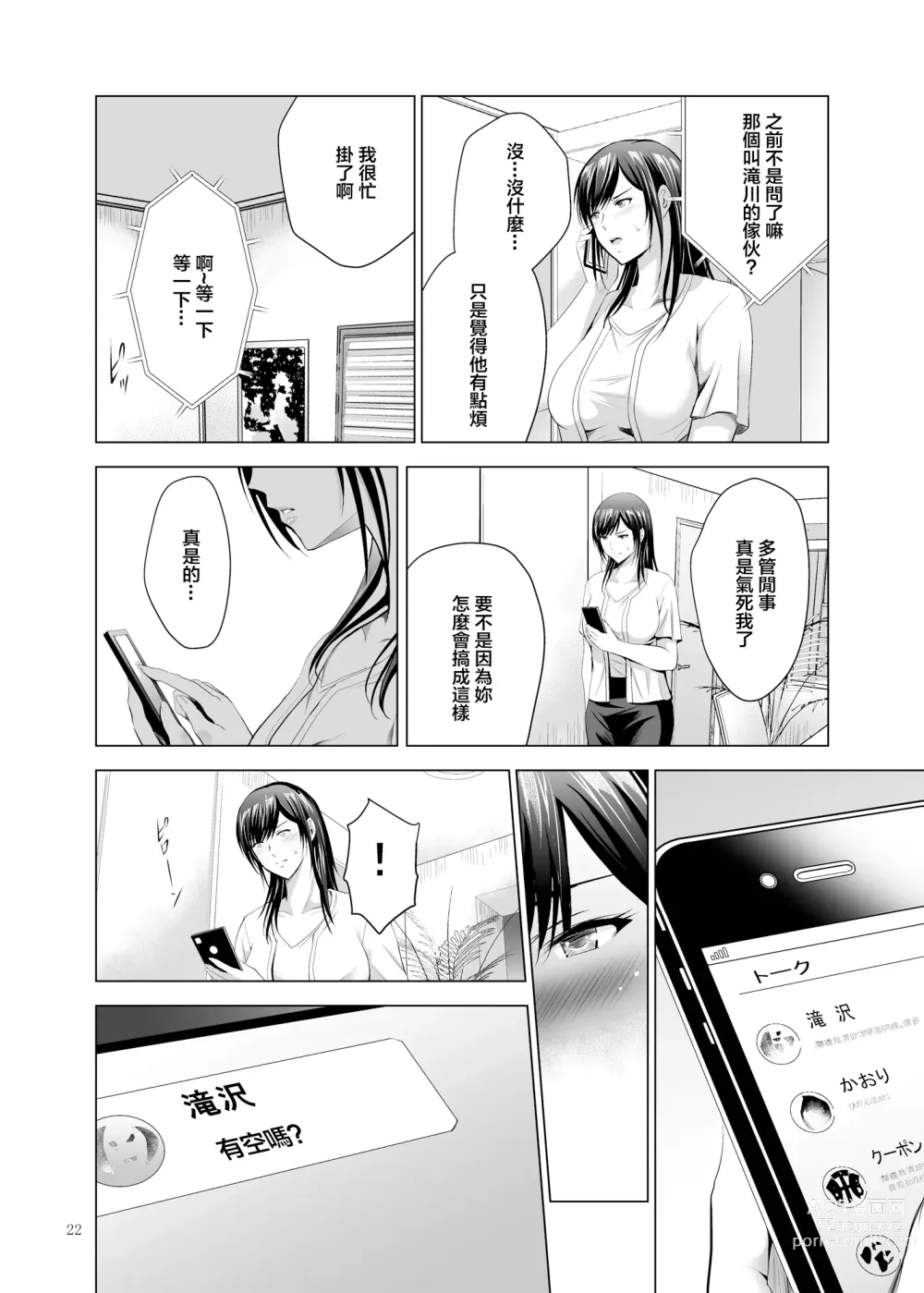 Page 22 of doujinshi Moto Gal Wakazuma ga Yarikon ni Sanka Shita Ken 2