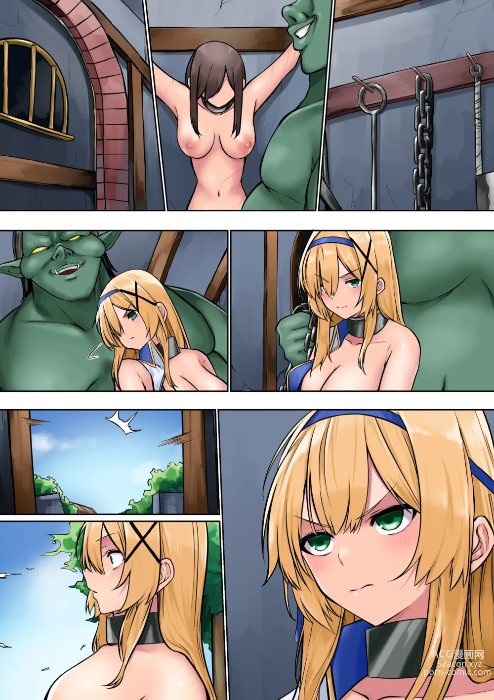 Page 38 of doujinshi Himekishi Alicia no Junan -Orc-sama wa Himekishi o Tsukaima ni Shitai-