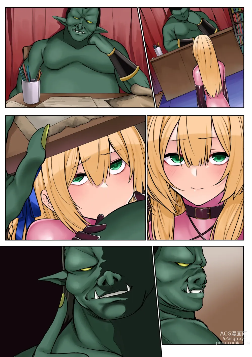 Page 52 of doujinshi Himekishi Alicia no Junan -Orc-sama wa Himekishi o Tsukaima ni Shitai-