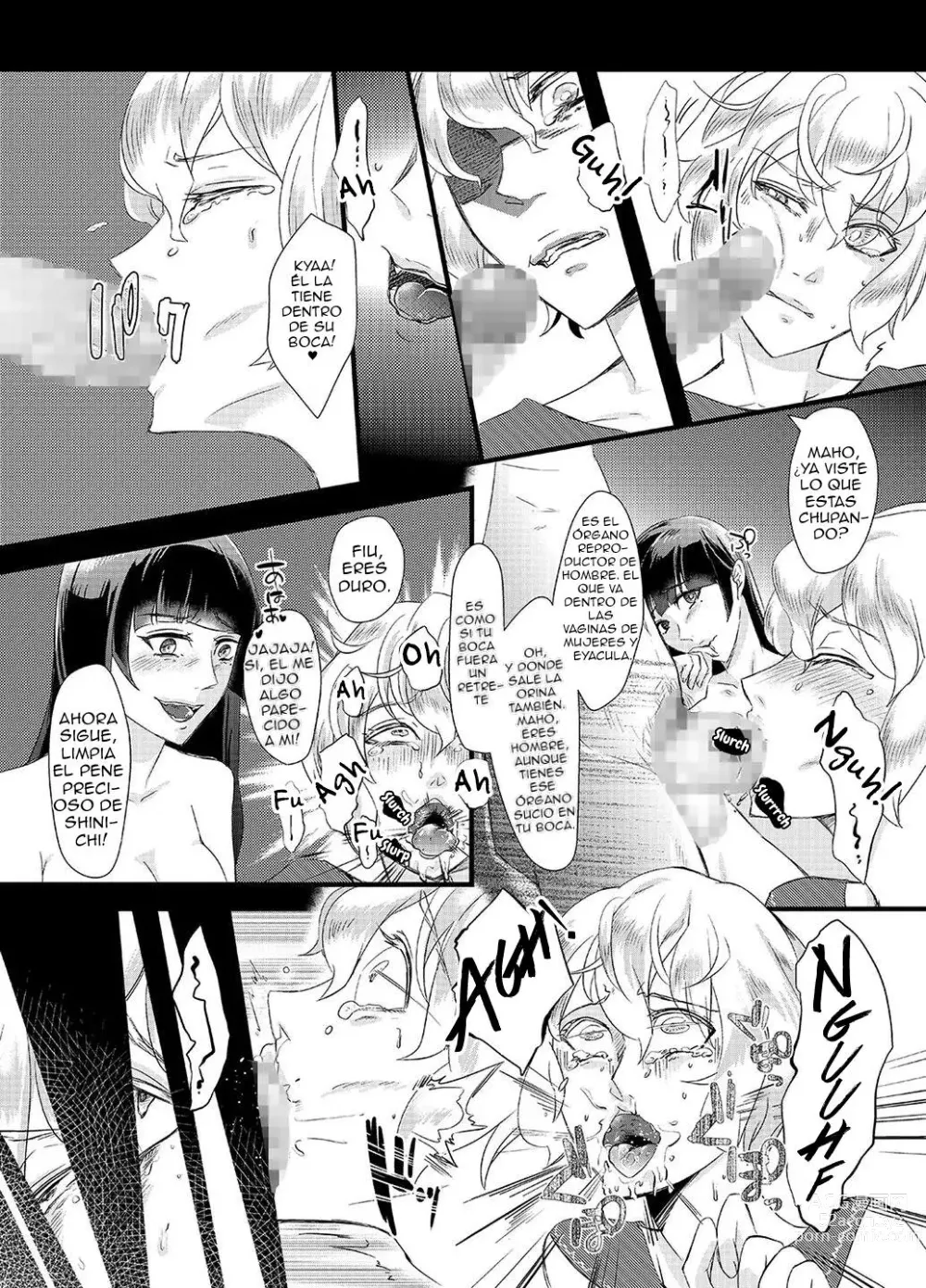 Page 13 of doujinshi Tousaku no Shitsuke ~Oshiego-tachi no Musume ni Sareta Dansei Kyoushi~