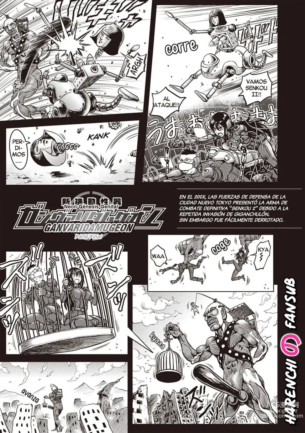 Page 1 of manga Shin Kidou Seiki Ganvaridamugeon Kouhen (decensored)