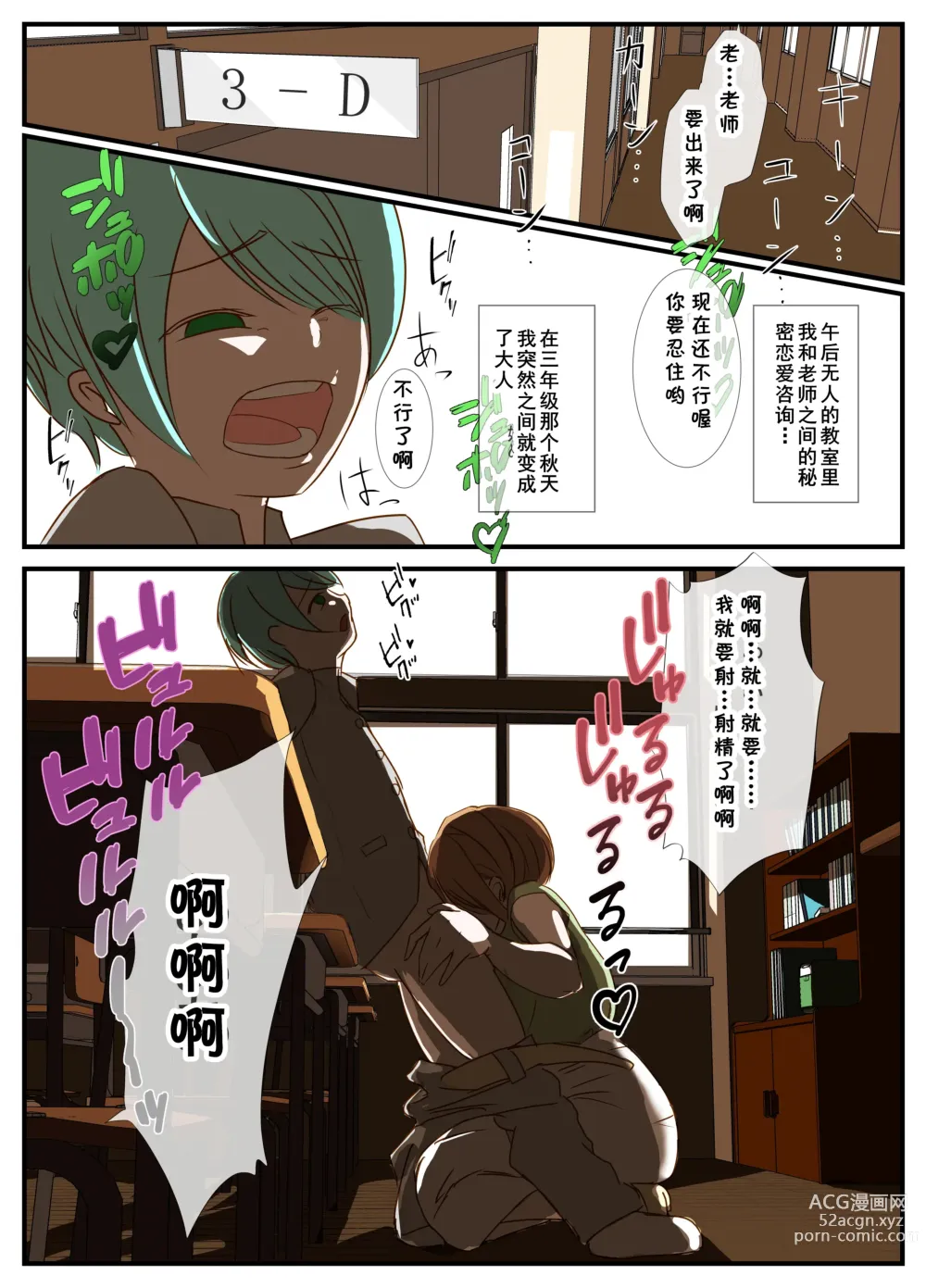 Page 4 of doujinshi Sensei to Renai Soudan Suru Tsumori ga Itunomanika Sex Shitemashita