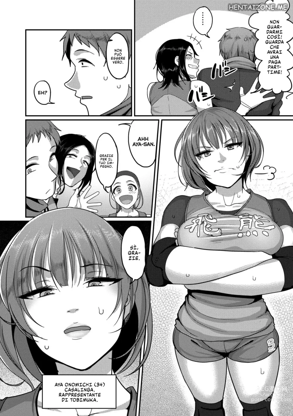 Page 4 of manga Lavoro Part Time in un Club di Volley