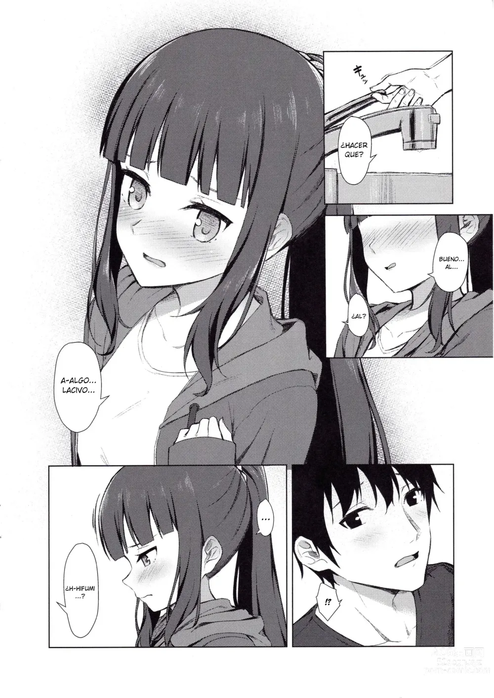 Page 5 of doujinshi Takimoto Hifumi Dousei Seikatsu